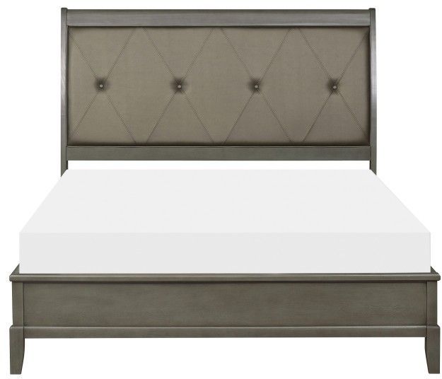 Homelegance® Cotterill Gray Full Bed-3