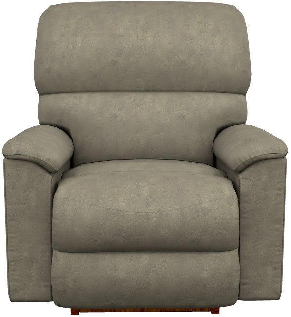 La-Z-Boy® Brooks Charcoal Power Rocking Recliner with Headrest and Lumbar-1