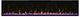 Dimplex® IgniteXL® Black 74" Linear Electric Fireplace-4