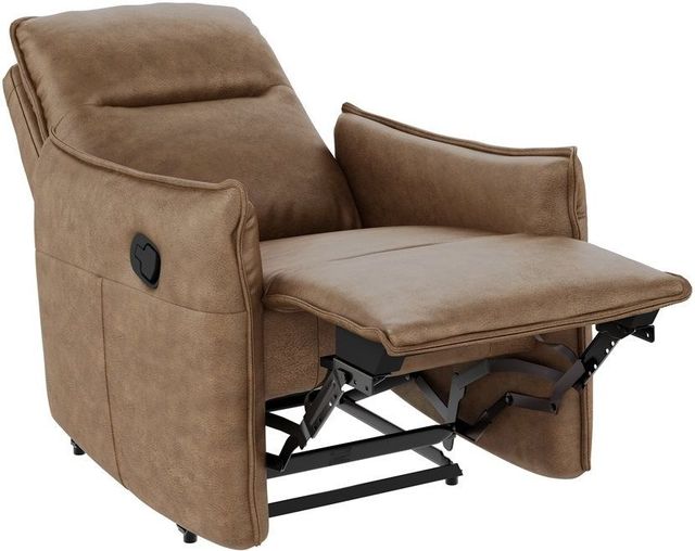 Emerald Home Justine Brown Sanded Manual Recliner-1