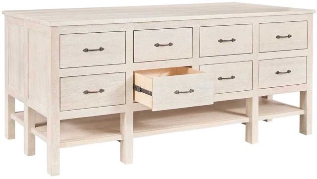 Classic Home Creamwood Workstation Cabinet-2