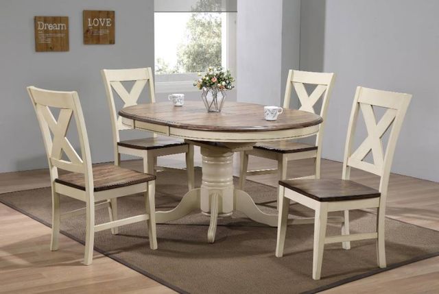 Urban Styles Furniture Oxford Brown/White Dining Chair-1