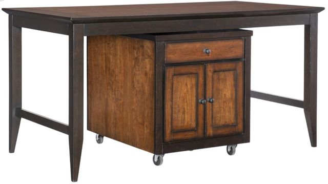 Legacy Classic Fenmore Dark Mocha/Distressed Cherry Kitchen Island-2