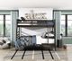 Homelegance® Darden Dark Brown Twin over Full Youth Bunk Bed-1