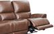 Leather Italia™ Cambria Highland Brown Coffee Power Reclining Sofa-1