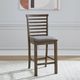 Liberty Furniture Brook Bay Gray/Sandstone Upholstered Ladder Back Counter Chair-1