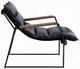ACME Furniture Luberzo Distress Espresso/Matt Iron Accent Chair-2