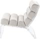 Coaster® Serreta Boucle Ivory Upholstered Armless Accent Chair-3