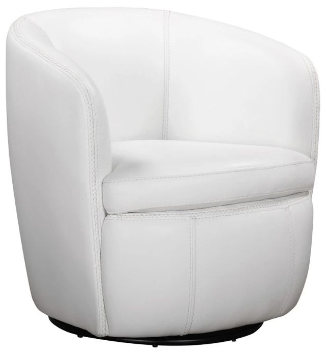 Parker House® Barolo Snow Swivel Club Chair-0