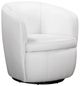 Parker House® Barolo Snow Swivel Club Chair-0