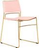 TOV Furniture Domani Blush Vegan Leather Chair-0