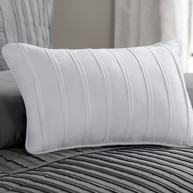 Olliix by Madison Park Trinity 7 Piece Grey California King Comforter Set-3