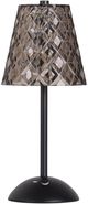 Classy Living 2-Piece Crystal Radiance II Matte Black Accent Lamp Set-0