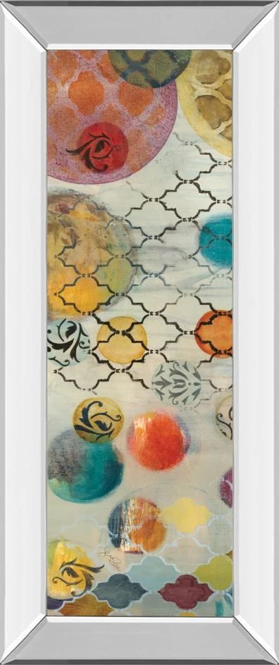 Classy Art Casa Blanca Panel II by Jeni Lee Mirror Framed Wall Art-0