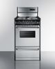 Summit® Professional 20" Stainless Steel Freestanding Electric Range-1