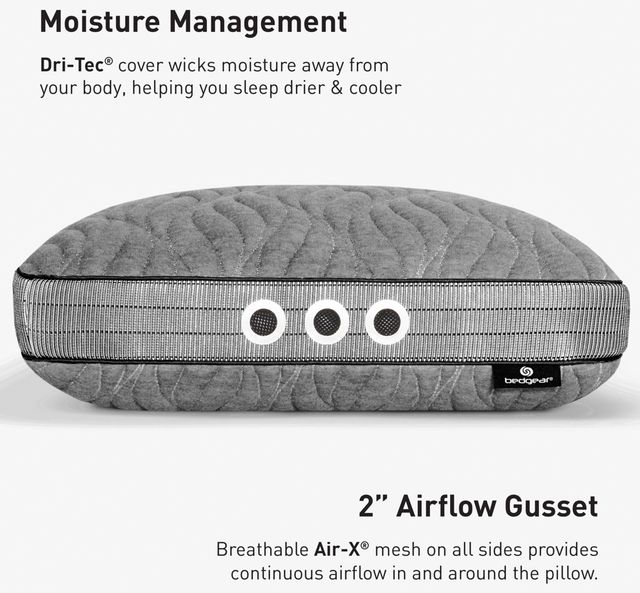 BEDGEAR® Aspen 2.0 Performance® Medium Standard Pillow-3