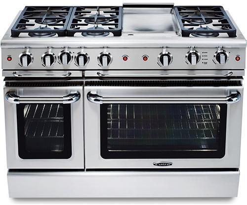 Capital Precision™ 48" Stainless Steel Pro Style Gas Range-0
