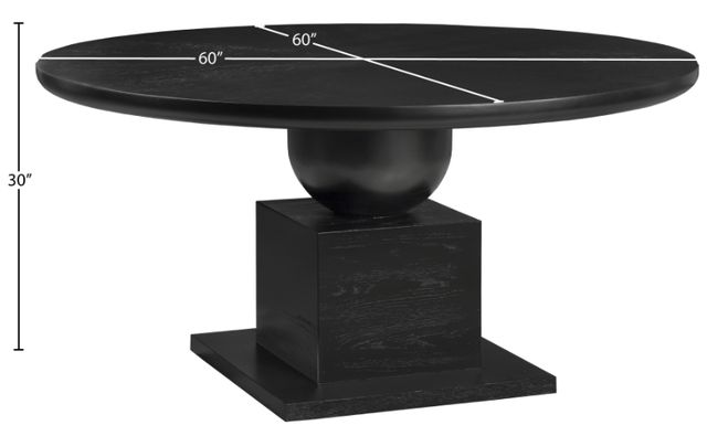 Meridian Furniture Rishal Black Dining Table-3