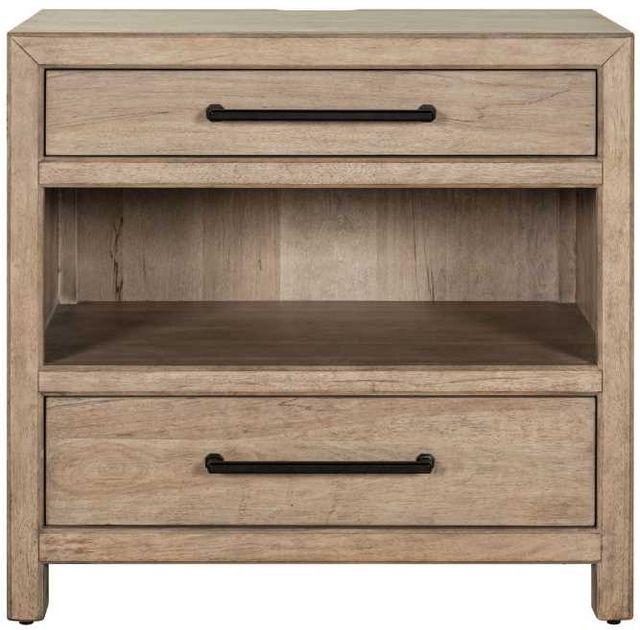 Liberty Furniture Proximity Place Barley Buff Bedside Chest-2