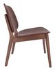 Zuo® Modern Priest Walnut Lounge Chair-2