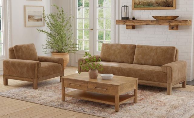 International Furniture Direct Sedona Cognac Accent Chair-1