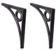 A & B Home Colona Black Circle Shelf Bracket-1