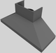 Vent-A-Hood® 66" Gunsmoke Euro-Style Wall Mounted Range Hood-5