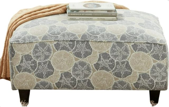 Fusion Furniture Max Pearl Seashore Sand Cocktail Ottoman-0