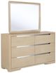 Coaster® Ladera Light Elm Dresser and Mirror-0