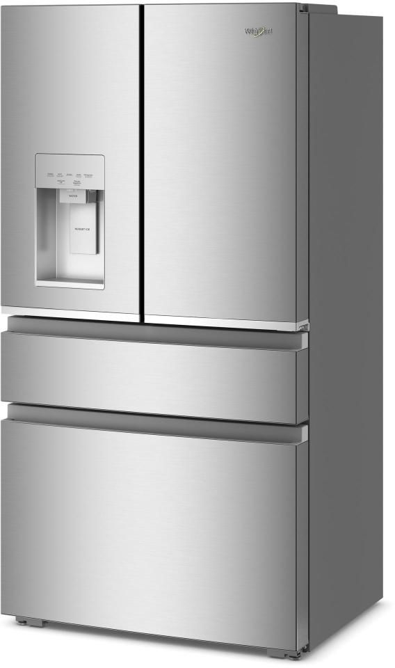 Whirlpool® 36" 22 Cu. Ft. Fingerprint-Resistant Stainless Finish Counter Depth French Door Refrigerator with Nugget Ice-3