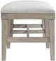 Riverside Furniture Bennett Frosted Gray 58" Upholstered Dining Bench-3