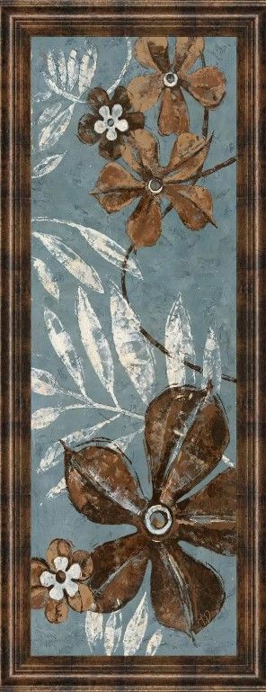 Classy Art Denim Garden l by Maria Donovan Wall Art-1