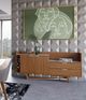 VIG Furniture Modrest James Brown/White Buffet-3