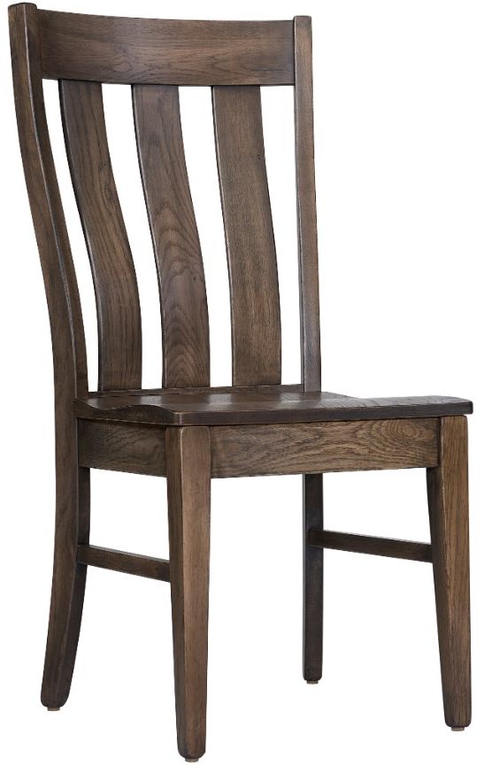 Artisan & Post by Vaughan-Bassett Dovetail Aged Gray Vertical Slat Dining Side Chair-0