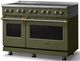 Viking® 5 Series 48" Martini Pro Style Induction Range with Brushed Brass Trim-3