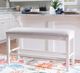 Powell® Mckoy Gray/White Counter Bench-1