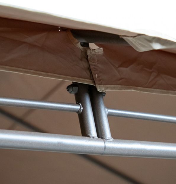 Furniture of America® Gordola Brown 13' X 10' Outdoor Canopy-4
