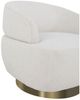 Fairfield® Customizable Jasper Swivel Chair with Bright Brass Base-5
