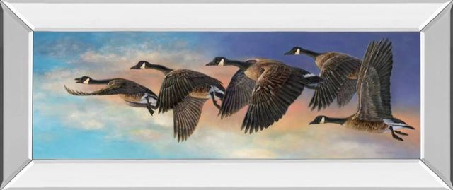 Classy Art Ascent by Carolyn Mock Mirrored Frame Wall Art-0