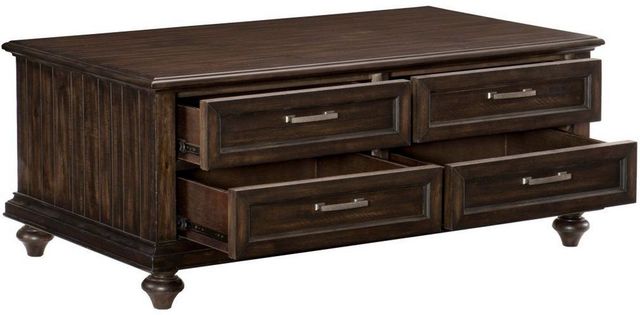 Homelegance® Cardano Driftwood Charcoal Cocktail Table-2