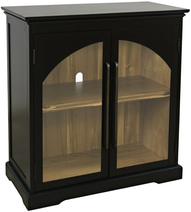 Jofran Inc. Archdale Black 2-Door Accent Cabinet-0