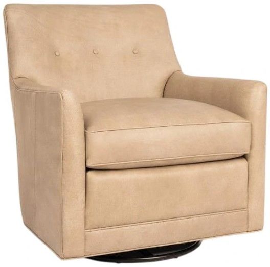 Smith Brothers Customizable 510 Leather Swivel Glider Chair-0