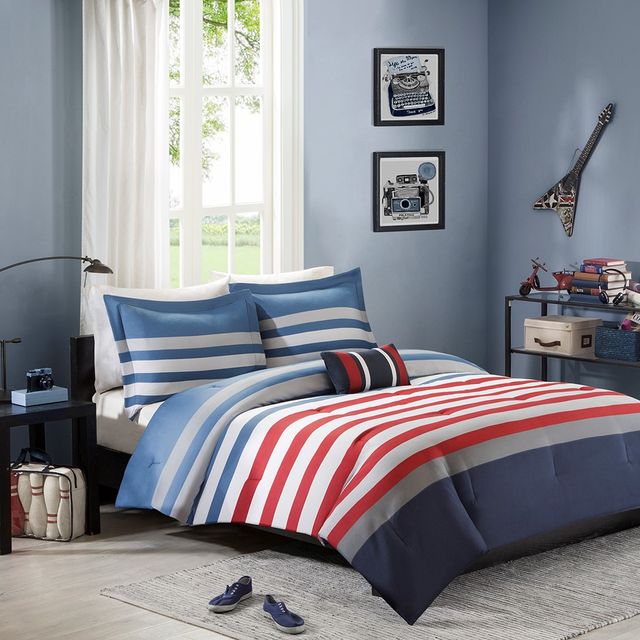 Olliix by Mi Zone Kyle Red Twin/Twin XL Comforter Set-0