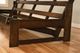 Kodiak Furniture Aspen Twill Black/Reclaim Mocha Full Futon with Mattress-2