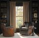 Hooker® Furniture CC Kato Dark/Debonair Espresso Leather Swivel Chair-1