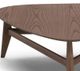 Natuzzi Editions Plettro Blonde Ash Triangular Coffee Table-1