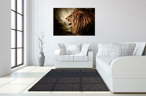 Classy Art Style 4 Floating Tempered Glass with Foil Wall Art-2