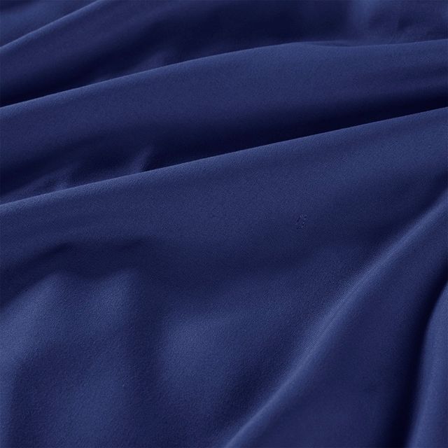 Olliix by Intelligent Design Navy Twin XL Extended Drop 36" Dorm Bed Skirt-2