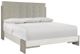 Bernhardt Foundations Gray/Light Shale/Linen King Panel Bed-0