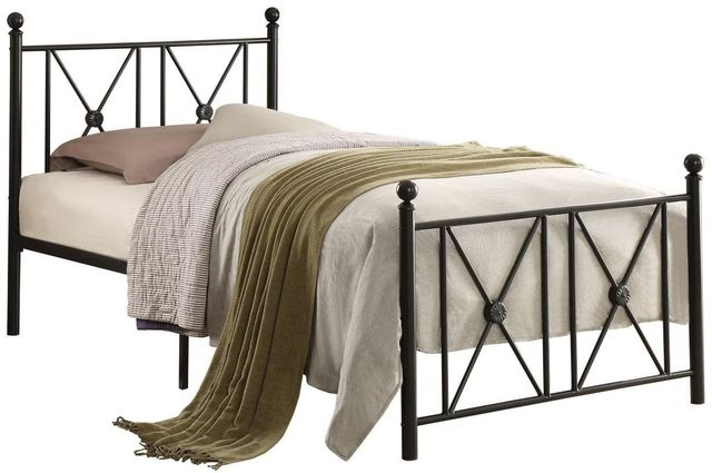 Mazin Furniture Mardelle Youth Twin Metal Platform Bed-0